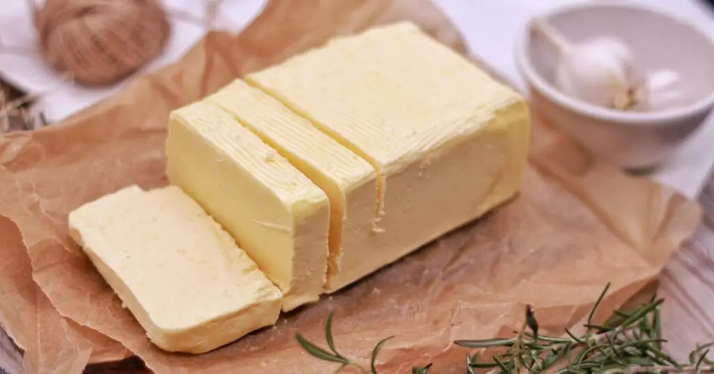 A piece of italian butter.