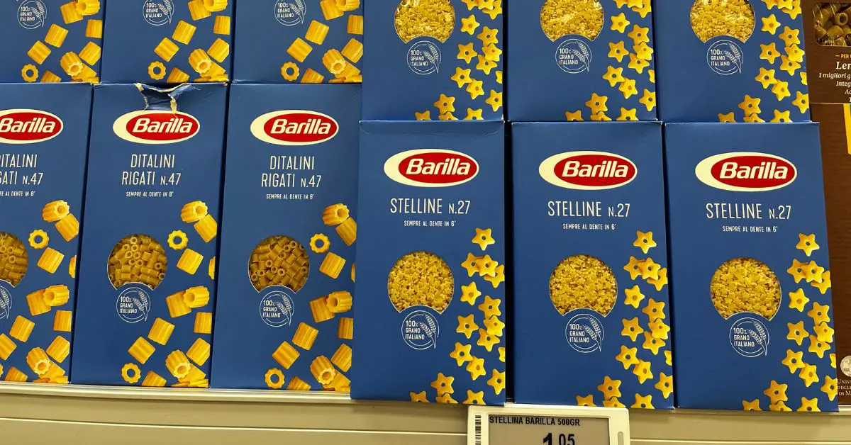 ditalini and stelline pasta