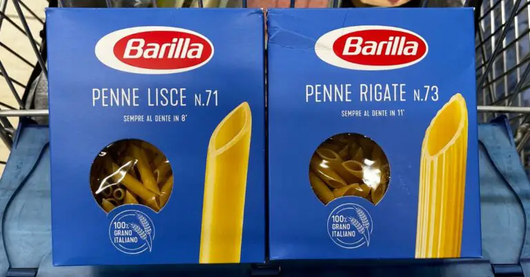 Difference between penne lisce and penne rigate? [Smooth vs Ridged]