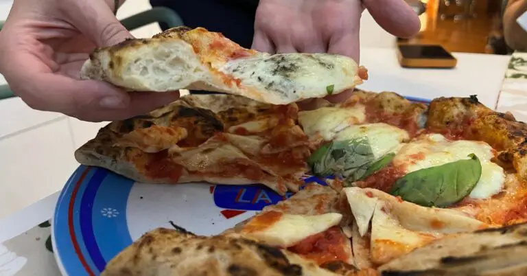 Italian Neapolitan pizza: thin or thick?