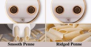 Difference between penne lisce and penne rigate? [Smooth vs Ridged]