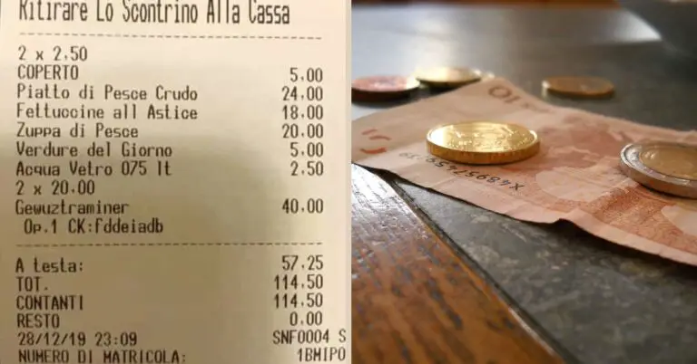 What do we mean by “coperto” in Italian restaurants? (Explained)