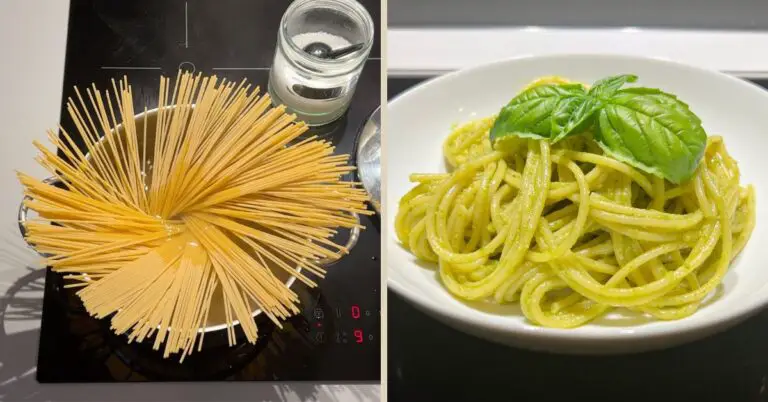 How Italian cook pasta at home.