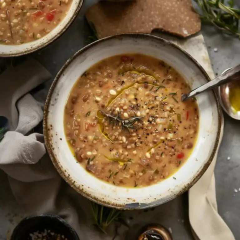 Lucca-Style Farro Soup | The Garfagnana Recipe
