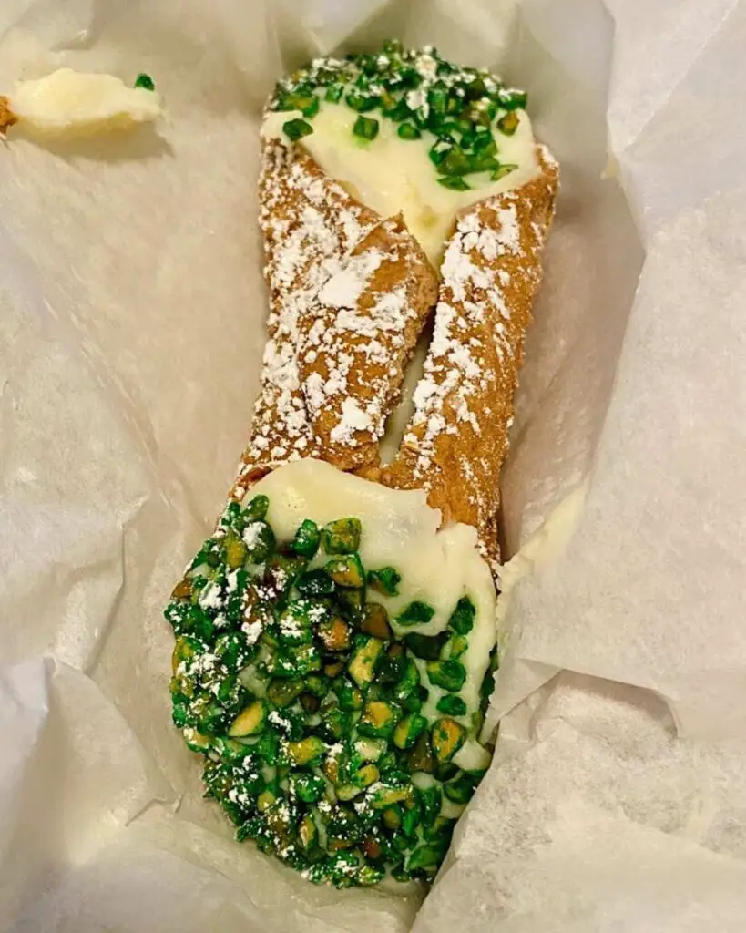 Best cannoli in NYC at Gino's Pastry Shop & Cafe