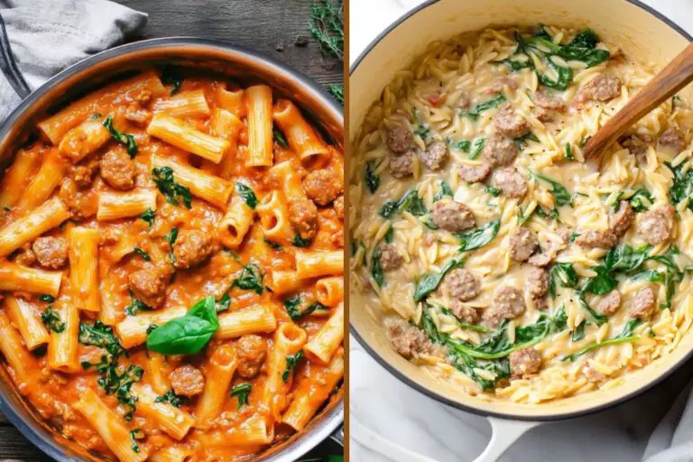 My 14 Favorite Italian Sausage Pasta Recipes: Quick and Easy Dinner Ideas, Creamy Pasta Bakes, and Hearty Oven-Baked Casseroles