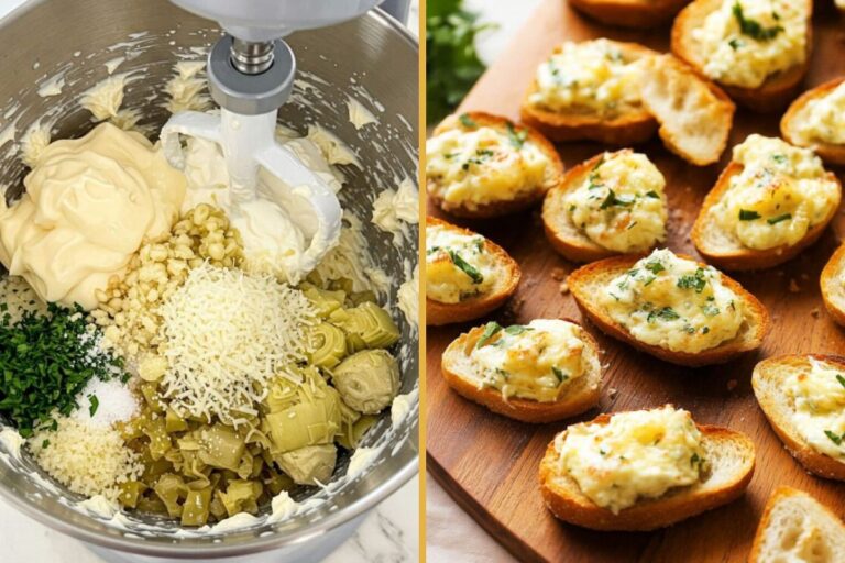 Cheesy Artichoke Bruschetta: The Best Easy Italian Appetizer for Dinner Gatherings