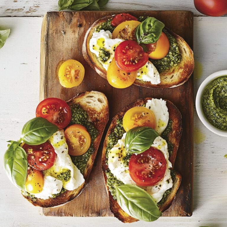 Boo Chetta The Best Homemade Bruschetta with Pesto & Burrata Recipe – A Quick ...