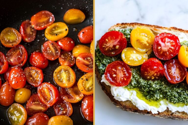 The Best Homemade Bruschetta with Pesto & Burrata Recipe – A Quick & Delicious Italian Appetizer for Any Party!