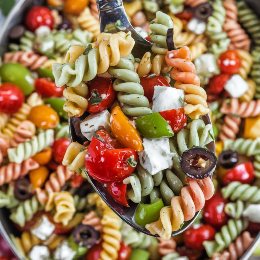 Easy Classic Cold Pasta Salad Recipe for a Crowd: Your Ultimate Party ...