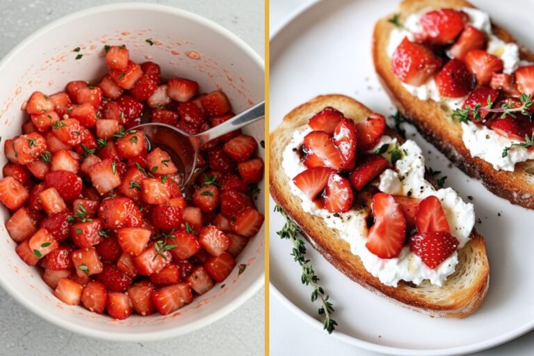 Strawberry Goat Cheese Bruschetta: The Perfect Easy Italian Appetizer for Parties