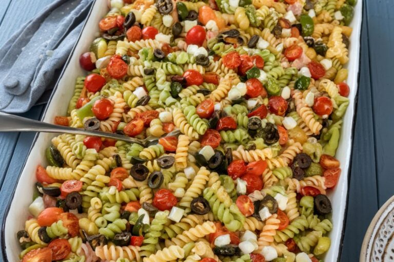 Easy Classic Cold Pasta Salad Recipe for a Crowd: Your Ultimate Party Staple!