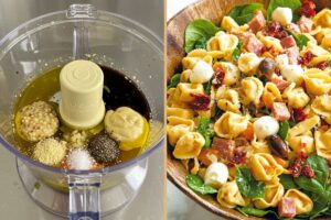 Addictive Tortellini Pasta Salad – A Cold Italian Tortellini Salad with