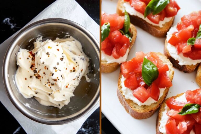 Cream Cheese Bruschetta Bites – A Creamy Twist on the Classic Italian Appetizer