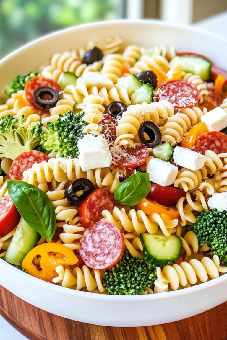 Zesty Italian Pasta Salad – The Best Cold Italian Pasta Salad with ...