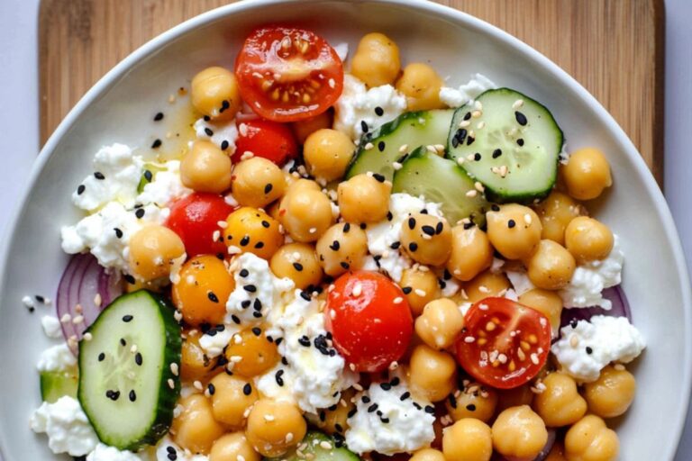Zesty & Fresh Lettuce-Free Salad – A Flavor-Packed, No Greens Veggie Bowl You’ll Crave Again and Again
