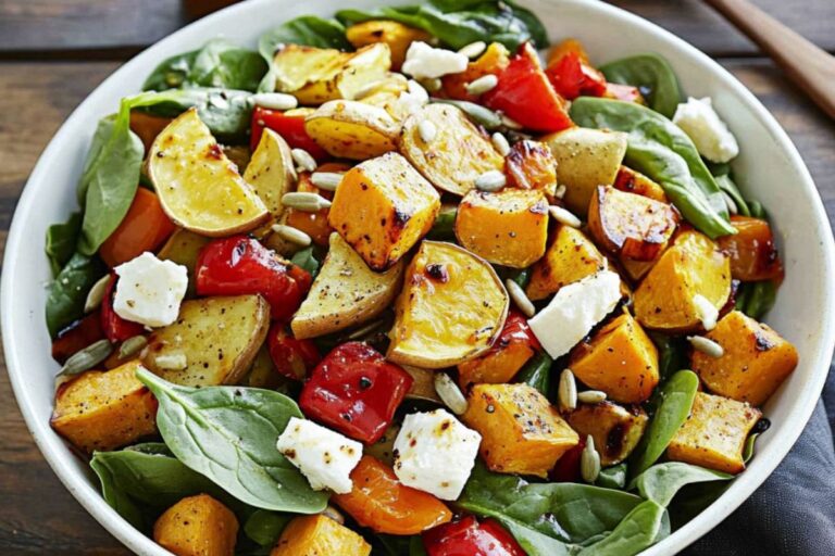 Irresistible Warm Roasted Veg Salad – The Ultimate Root Vegetable Power Bowl