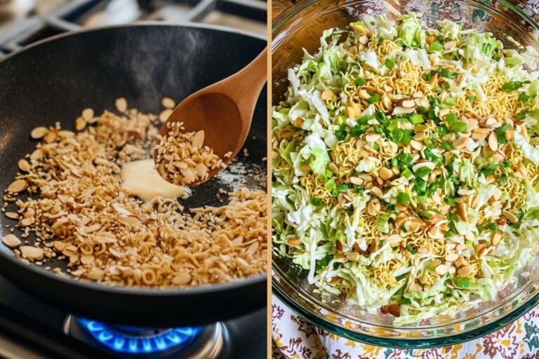 Crunchy Asian-Inspired Salad with Ramen Noodles – A Fresh and Irresistible Summer Favorite