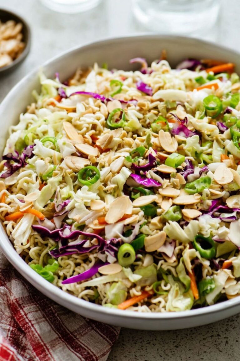 Asian Coleslaw with Ramen Noodles