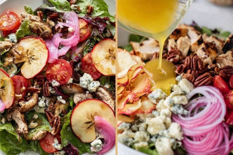 Irresistible Copycat Panera Salad: Fuji Apple Chicken Salad with Crunchy Pecans & Champagne Dressing