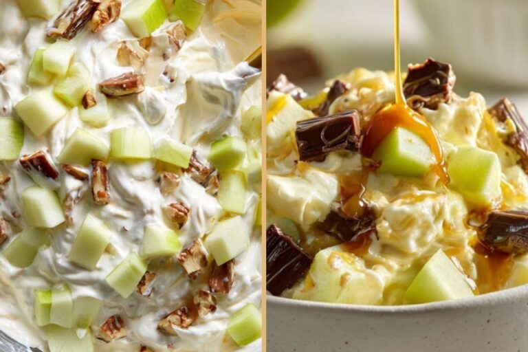 Ultimate Apple Snickers Salad with Cool Whip: Creamy Caramel, Crunchy Snickers & Tart Granny Smith Apples!