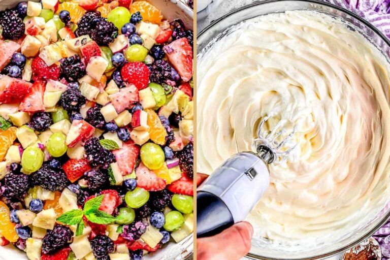 Irresistibly Creamy Fruit Salad with Cream Cheese – The Cheesecake-In-A-Bowl You Didn’t Know You Needed