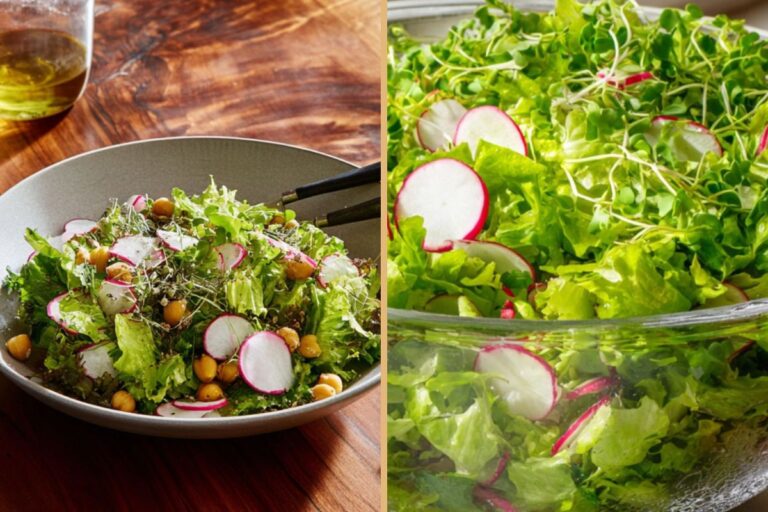 Micro Green Salad Recipe with Lime Vinaigrette – A Colorful Salad With Microgreens That Actually Tastes Amazing