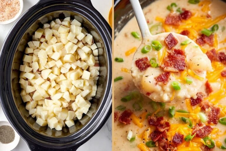 Crockpot Potato Soup (Frozen Potatoes): The Ultimate Creamy, Cheesy Hashbrown Hug in a Bowl