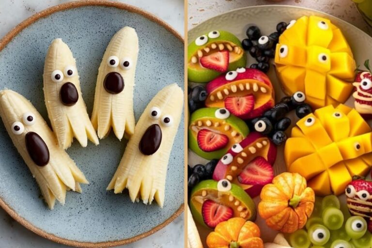 Halloween Obstplatte – The Ultimate Colorful Halloween Platter of Adorably Spooky Fruits