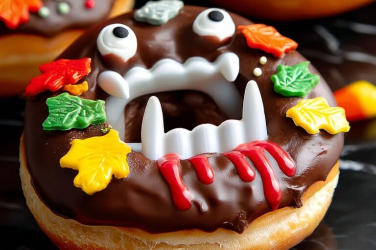 Terrifyingly Fun Halloween Donuts With Teeth – Spooky Donut Designs Kids Will Love