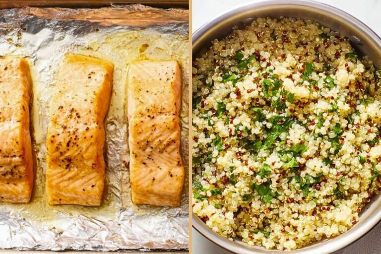 Elevate Your Night with Salmon and Quinoa: Flavor-Loaded Roasted Salmon Bowl