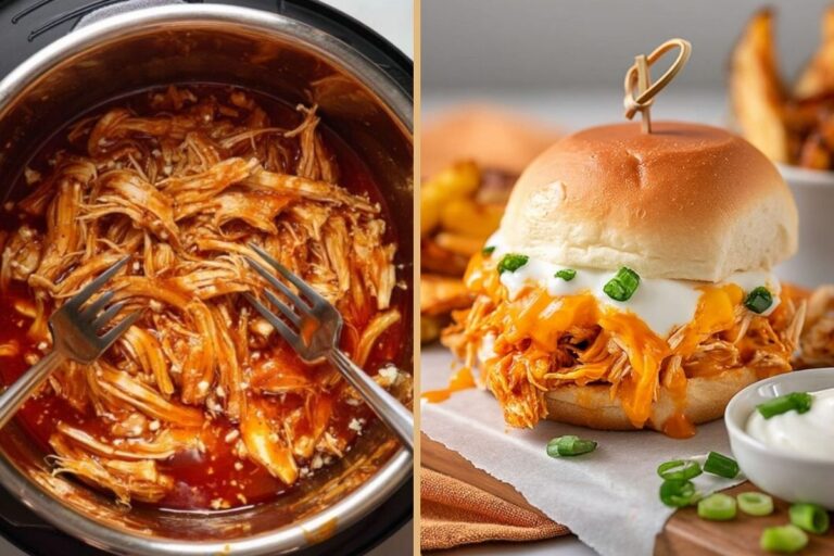 Irresistible Instant Pot Buffalo Chicken Sliders – Super Bowl–Ready Shredded Buffalo Chicken