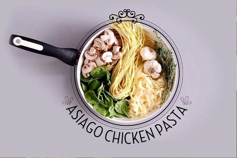 Ultra-Cozy, Cheesy Asiago Chicken Pasta