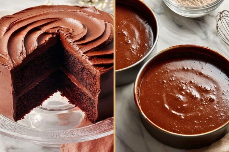 Super Moist Chocolate Mother’s Day Cake with Classic Butter Frosting to Celebrate Mom