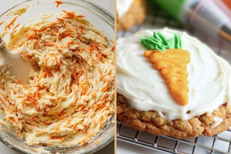 Easter Carrot Cookies: Cute Easter Cookies with Carrot Decorations and Creamy Frosting