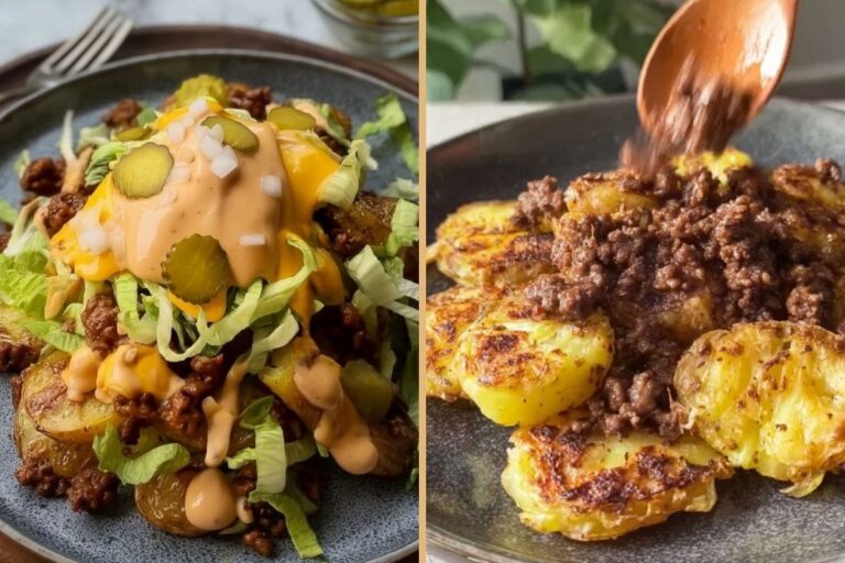 Big Mac Loaded Smashed Potato Salad: My New Food Obsession