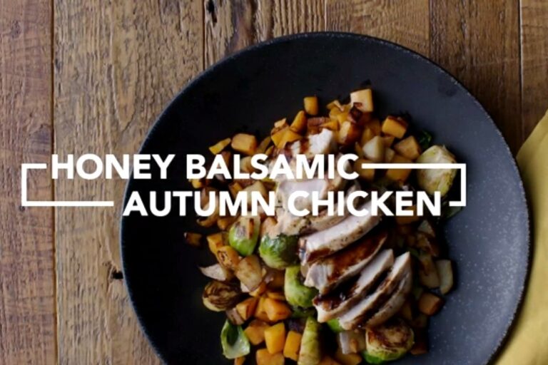 Gloriously Sweet and Savory Honey Balsamic Autumn Chicken
