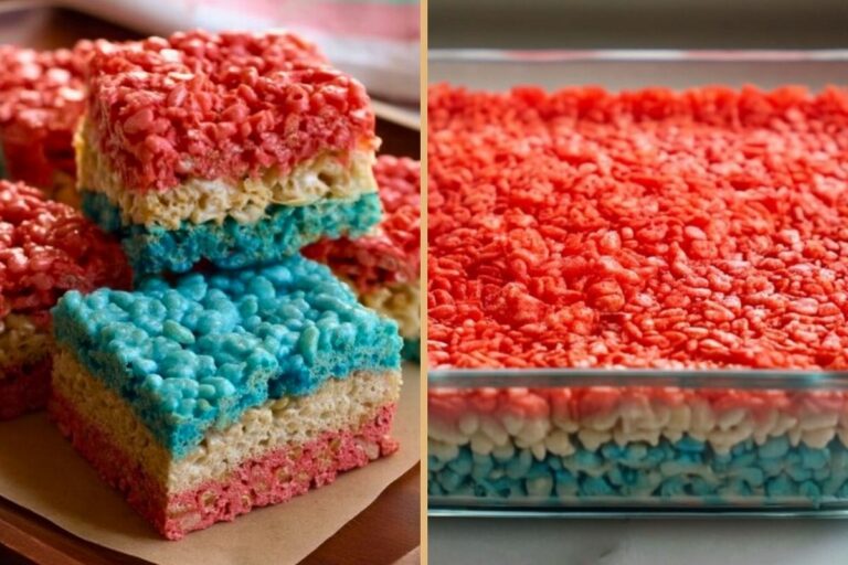 Easy 10-Minute 4th of July Rice Crispy Treats for a Patriotic Party