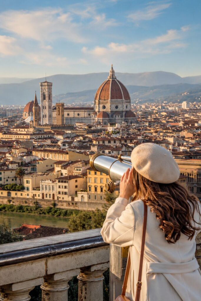Florence Duomo and terracotta rooftops for Where to stay in Tuscany with city views