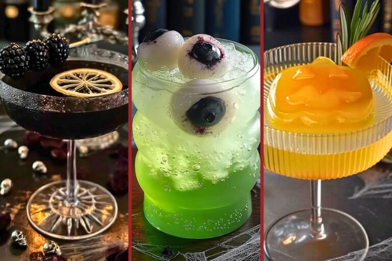 Non-Alcoholic Halloween Mocktail Ideas With Smoke, Shimmer, and Color-Changing Magic
