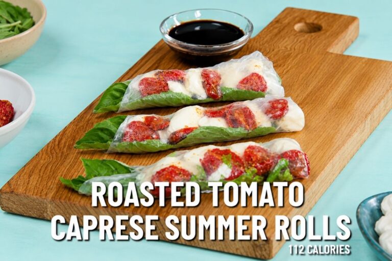 Ultimate Fresh and Flavor-Packed Roasted Tomato Caprese Summer Rolls