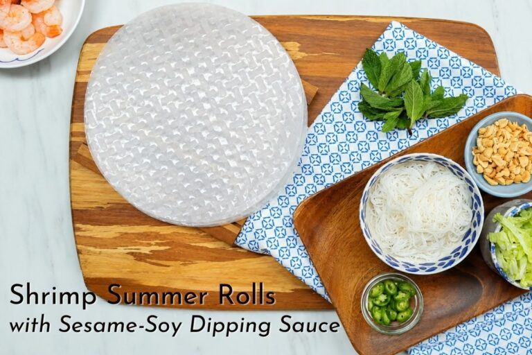 Fresh & Flavor-Packed Shrimp Summer Rolls with Sesame-Soy Dipping Sauce You’ll Crave All Summer